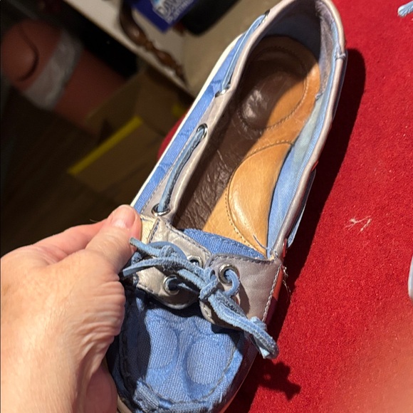 Coach Navy and Beige Casual Loafers size 9 1/2 10 , I can’t tell? - Picture 8 of 16